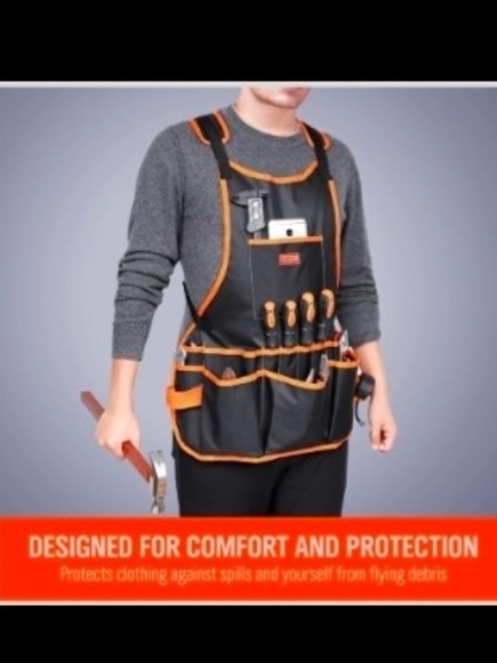 HORUSDY Utility Canvas Work Apron